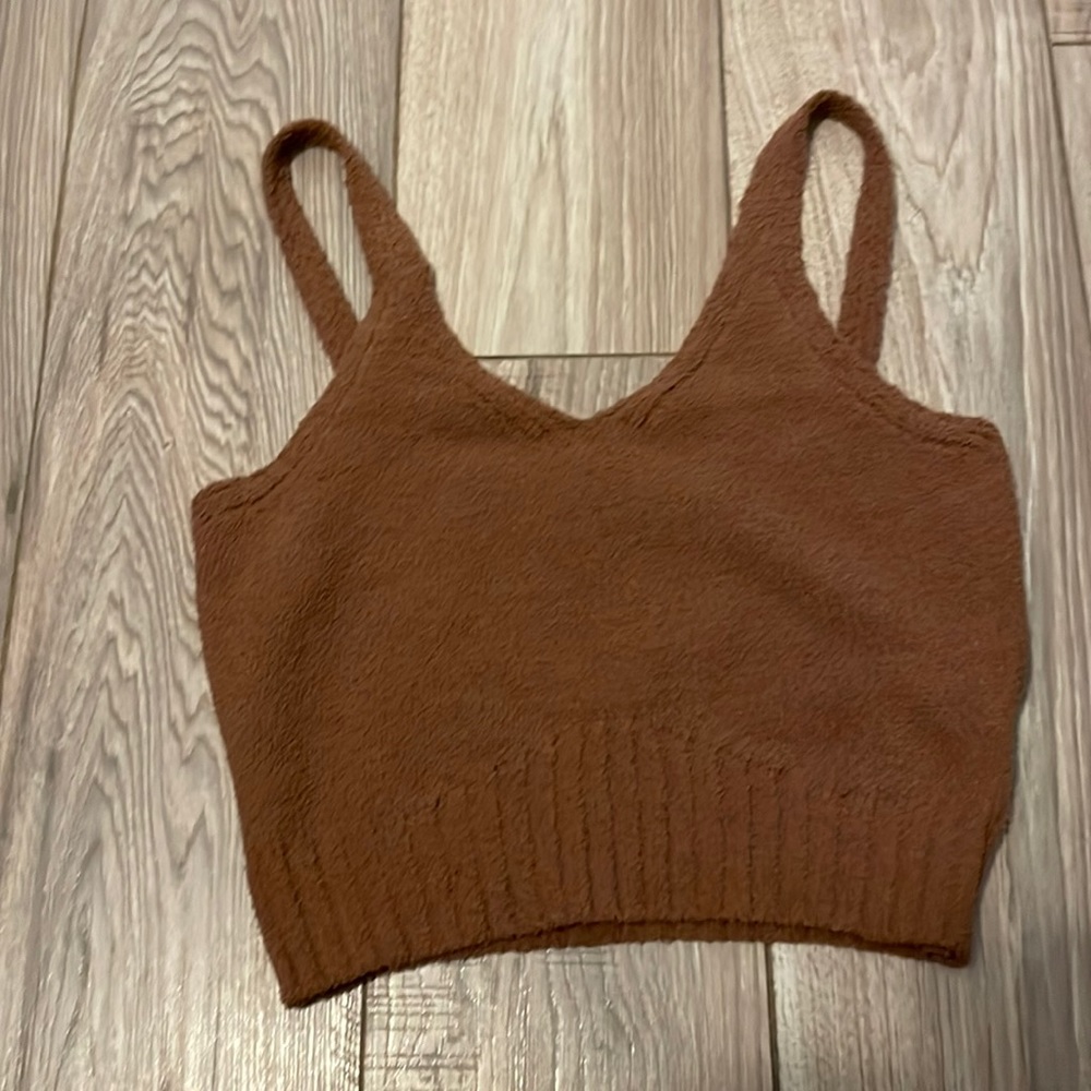 NWT Akira Brown CHILLIN AF COZY TANK